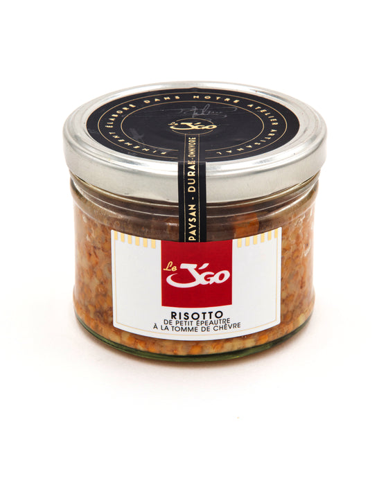 Risotto de petit épeautre à la tomme de chèvre